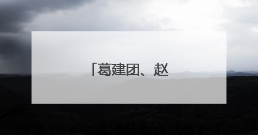 葛建团、赵峰，升副部