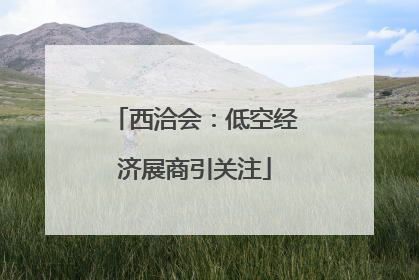 西洽会：低空经济展商引关注