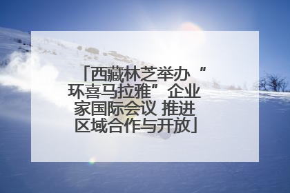 西藏林芝举办“环喜马拉雅”企业家国际会议 推进区域合作与开放