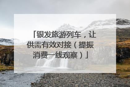 银发旅游列车，让供需有效对接（提振消费一线观察）