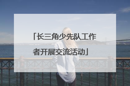 长三角少先队工作者开展交流活动