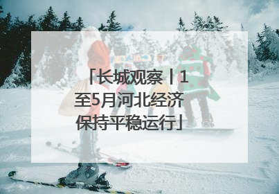 长城观察丨1至5月河北经济保持平稳运行
