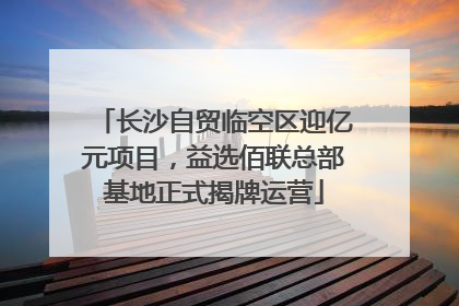 长沙自贸临空区迎亿元项目，益选佰联总部基地正式揭牌运营