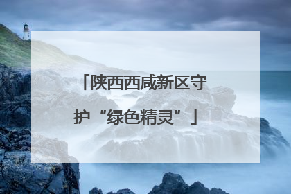 陕西西咸新区守护“绿色精灵”