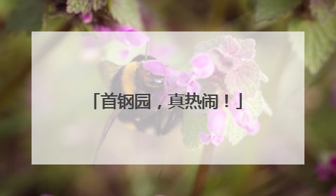首钢园，真热闹！