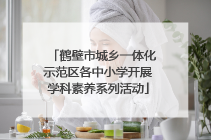 鹤壁市城乡一体化示范区各中小学开展学科素养系列活动