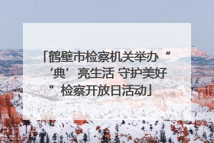 鹤壁市检察机关举办“‘典’亮生活 守护美好”检察开放日活动
