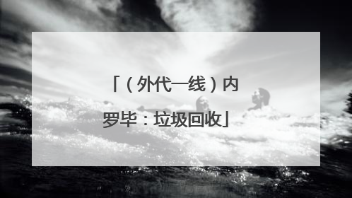 （外代一线）内罗毕：垃圾回收