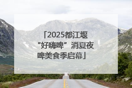 2025都江堰“好嗨啤”消夏夜啤美食季启幕