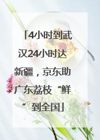 4小时到武汉24小时达新疆，京东助广东荔枝“鲜”到全国