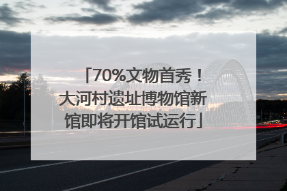 70%文物首秀！大河村遗址博物馆新馆即将开馆试运行
